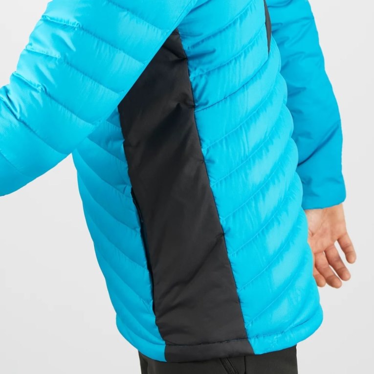 Turquoise Salomon Essential Xwarm Down Men's Insulated Jackets | PH 54701J